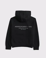 ypb neoknit logo popover hoodie