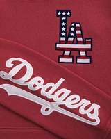 los angeles dodgers graphic popover hoodie