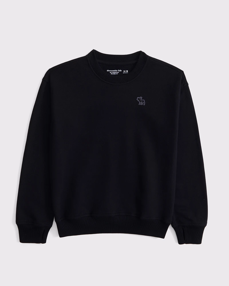 essential icon crew sweatshirt