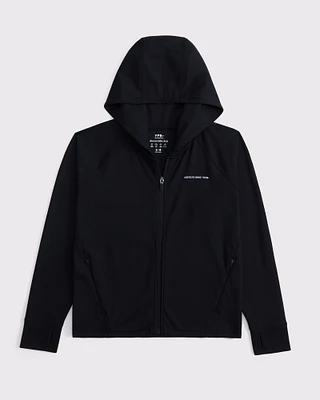 ypb neocool active logo full-zip hoodie