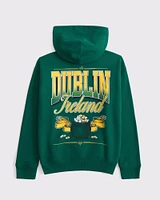 dublin graphic popover hoodie