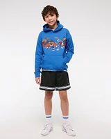 looney tunes graphic popover hoodie