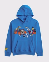 looney tunes graphic popover hoodie