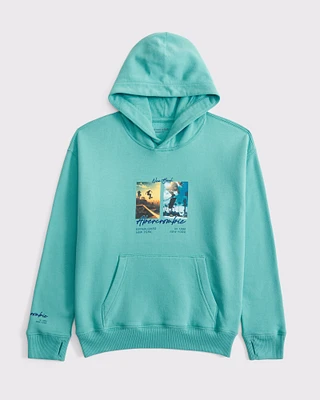 imagery logo popover hoodie