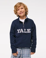 harvard university quarter-zip
