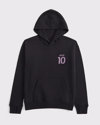 lionel messi graphic popover hoodie