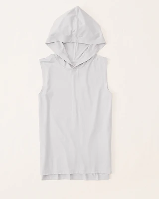 sleeveless active airknit hoodie