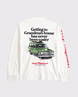 long-sleeve hot wheels graphic tee
