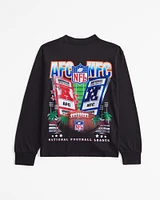 nfl long-sleeve graphic tee