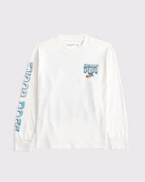 long-sleeve hot wheels graphic tee
