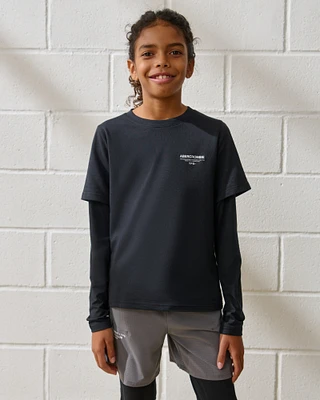ypb all day cool logo twofer tee