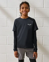 ypb all day cool logo twofer tee