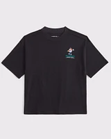 sporty graphic tee