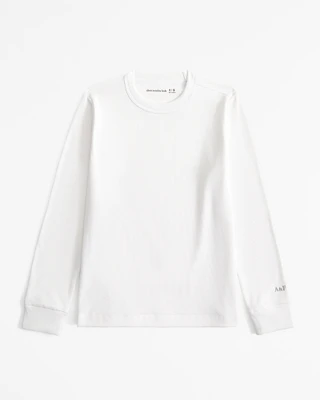 cozy long-sleeve rib tee