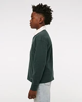 long-sleeve rugby polo