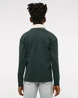 long-sleeve rugby polo