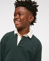 long-sleeve rugby polo