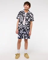 resort short-sleeve poplin shirt