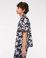 resort short-sleeve poplin shirt
