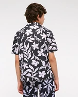 resort short-sleeve poplin shirt