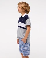 plaid cargo shorts