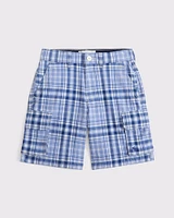plaid cargo shorts