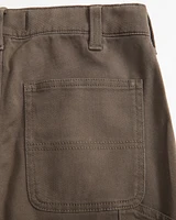 knit twill loose pants