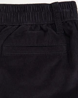 baggy pull-on corduroy cargo pants