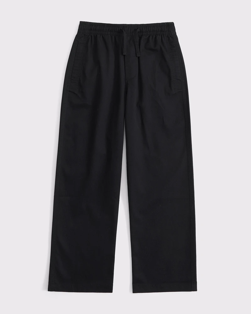 baggy pull-on chino pants