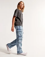 lightweight cargo jeans