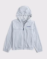logo nylon windbreaker