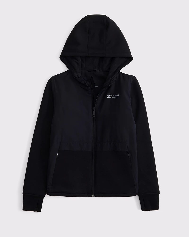 ypb lightweight cozy-lined full-zip hoodie