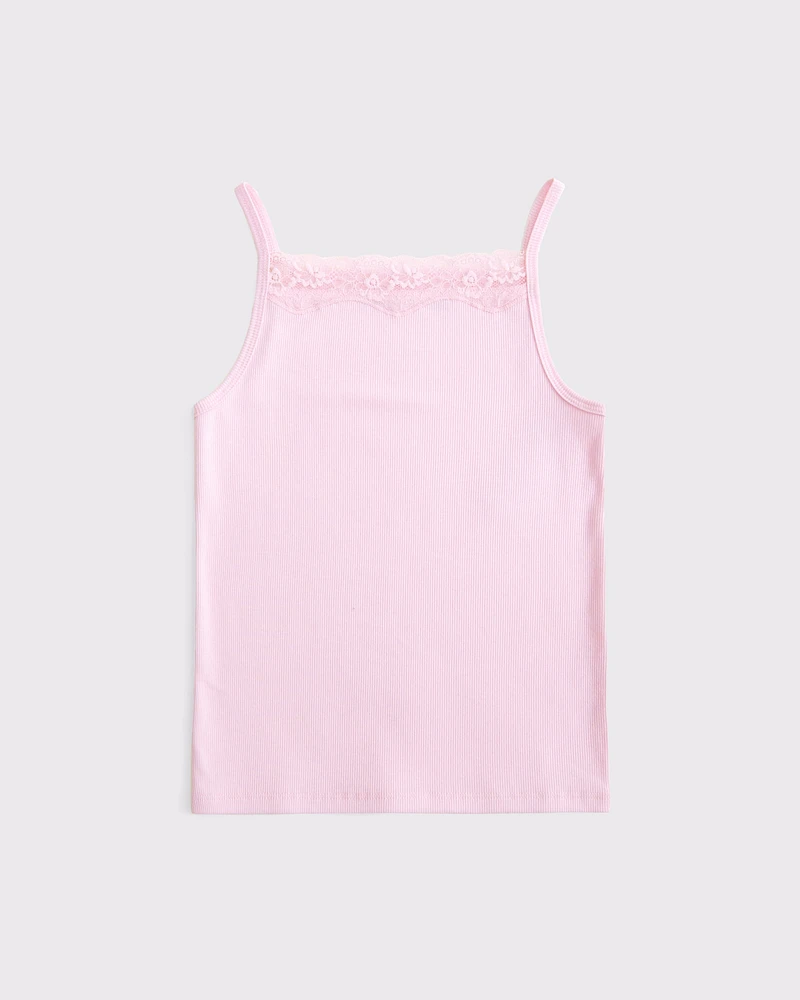 apron lace tank