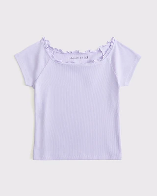 short-sleeve rib tee