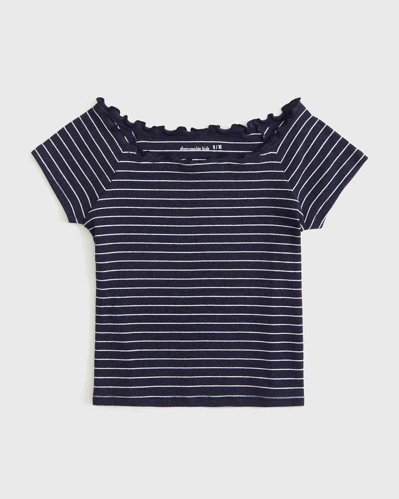 short-sleeve rib tee