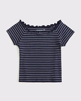 short-sleeve rib tee