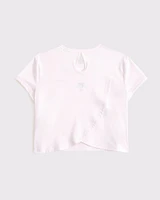 ypb twist-back tee