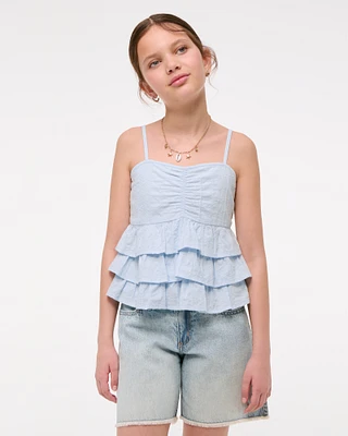 ruffle babydoll top