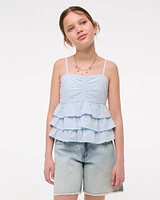 ruffle babydoll top
