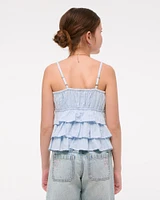 ruffle babydoll top