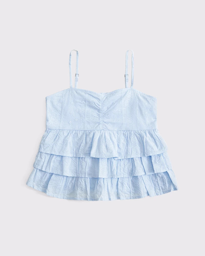 ruffle babydoll top