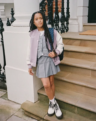 menswear pleated skort