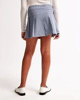 menswear pleated skort