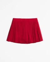 micro-pleated mini skort