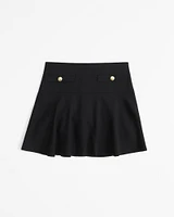 menswear button skort