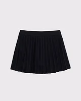 pleated mini skort