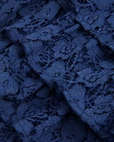 lace ruffle micro mini skort