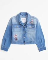 cropped denim jacket