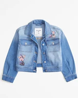 cropped denim jacket
