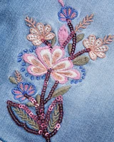 cropped denim jacket